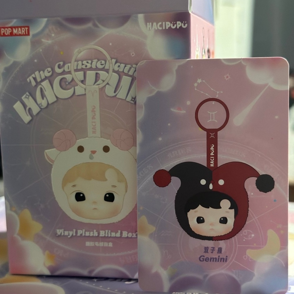 POPMART HACIPUPU The Constellation Series Vinyl Plush Blind Box - Gemini
